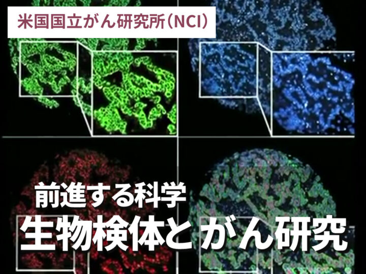 前進する科学：生物検体と がん研究の画像